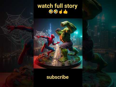 Hulk saves Spider-Man from alien magical abduction