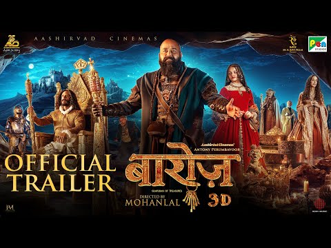 Barroz 3D - Guardian of Treasure (Hindi) | | A Virtual 3D Trailer | Mohanlal | Antony Perumbavoor