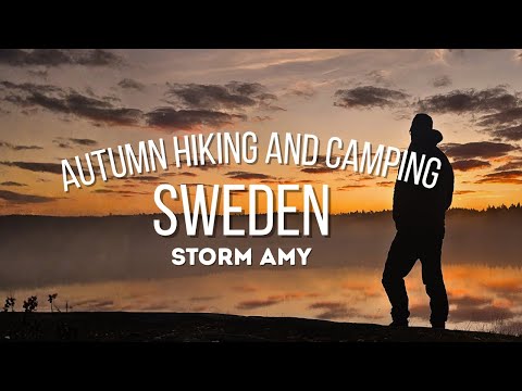 Wildcamping in a Autumn Storm in Sweden