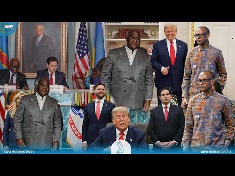 RDC-RWANDA : TSHISEKEDI ET KAGAME À WASHINGTON, ACCORD FINAL AVEC TRUMP
