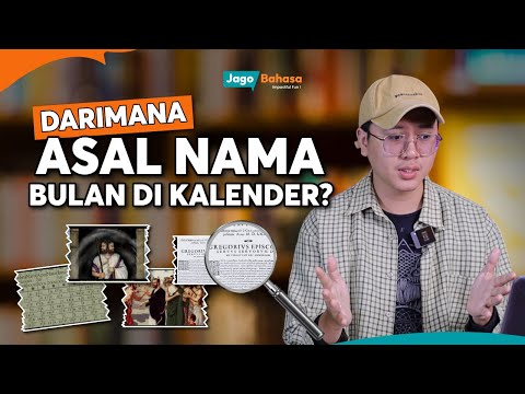 Nama bulan di kalender siapa sih yang bikin?