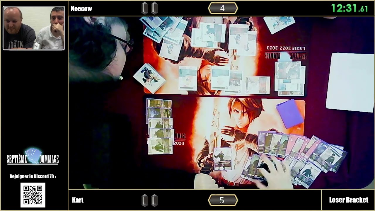 FFTCG - Heart Tournament 2023 - Loser Bracket - (Kingslaive & Dragoon VS FFVI Fire/Ice & Wolsoya)