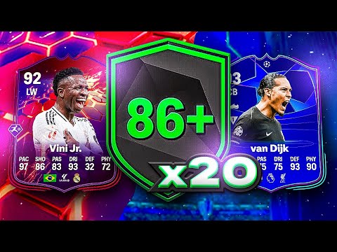 20x CRACKED 86+ CAMPAIGN MIX PLAYER PICKS! 😱