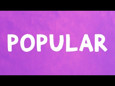 Ariana Grande - Popular (Lyrics) From The Movie Wicked