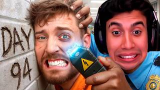 REACCIONAMOS A Sobrevive 100 Días Encerrado En Una Prisión, Gana 500,000 Dólares! 🏛️