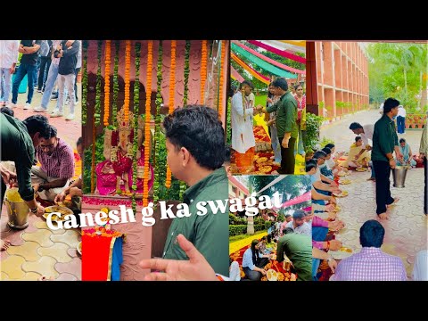 Shyam Lal College Mein Ganesh Ji Ka Swagat | Dekhiye Bhavya Sthapana Aur Bhandara 
