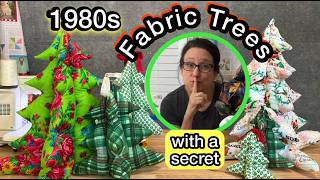 🎄 Make Nostalgic Fabric Trees With CHANGEABLE Jackets