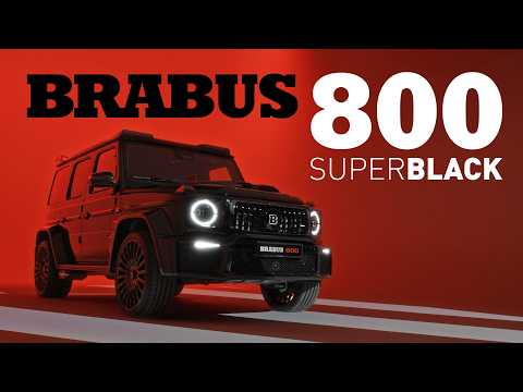 BRABUS 800 SUPERBLACK.THE ICON RETURNS.