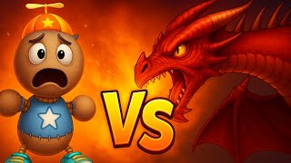 Buddy vs Fire Dragon 🔥🐦‍🔥#kickthebuddy #games @osruns 