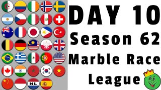 Marble Race League Season 62 Day 10 Marble Race / Marble Race King