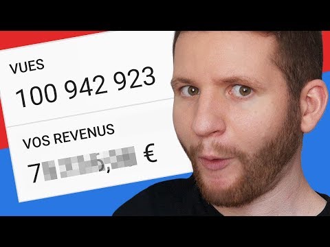 Combien j'ai gagné avec 100M vues sur YouTube