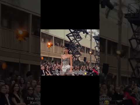 Taehyung was gagged seeing kendall jenner’s walk😭 #kendalljenner #taehyung