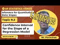 Inference and Confidence Intervals in Regression