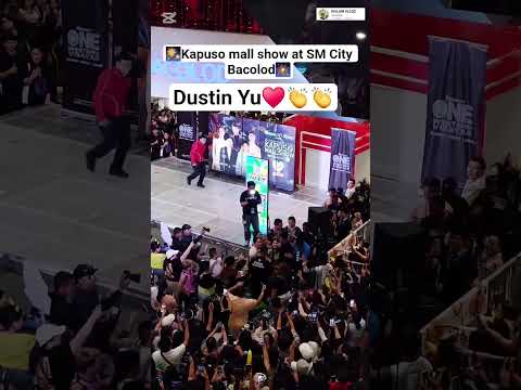 Dustin Yu Kapuso mall show at SM City Bacolod #dustinyu #kapusomallshow