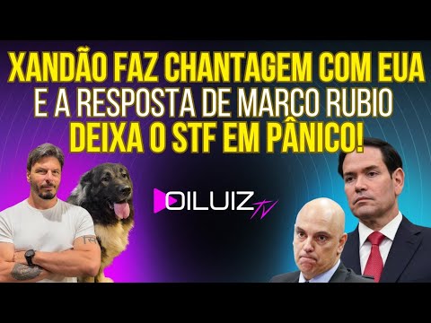 URGENTE: Xandão faz Bolsonaro de refém e a resposta de Marco Rubio deixa STF em pânico!