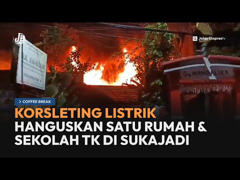 Korsleting Listrik Hanguskan Rumah dan Sekolah TK di Sukajadi