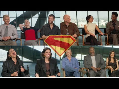 "LOOK UP!" SUPERMAN Cast Talks Batman Love Triangle, Secret On-Set Selfies, Stolen Props | INTERVIEW