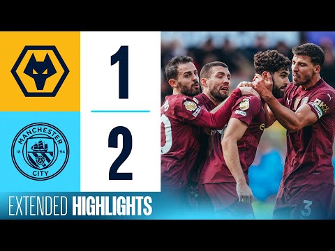 EXTENDED HIGHLIGHTS | Wolves 1- 2 Man City | Stones scores late again!