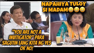 MAYABANG NA MAMBABATAS TIKLOP SA TALINO NI PRRD.