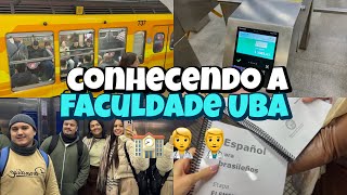 um dia comigo e meus amigos do curso| fomos passear| conhecemos a faculdade de medicina UBA🏫🧑‍⚕️🩺