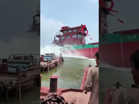 How a ship is launched