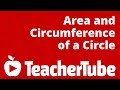 Calculating Area and Circumference of a Circle