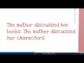 Combining Sentences with Subject Nouns