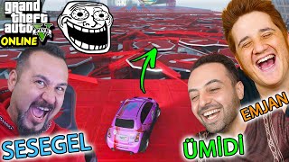 GTA 5 ZEMİN KÖTÜ! PATLAYAN SUMO! DEĞİŞEN ARABALAR! KOŞUCULAR vs SÜPER ARABALAR! | GTA 5 EKİP 2026