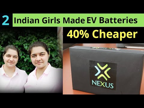 Two Indian Girls Made Bio Organic Electric Vehicle Batteries