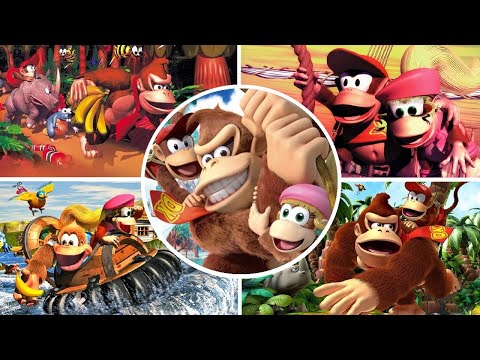Donkey Kong Country Series - Full Game 100% Walkthrough (ALL 5 GAMES)