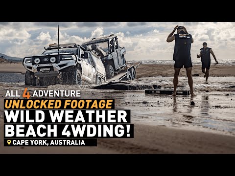 😱 CAUGHT ON THE BEACH! A sudden end to our 4WD Adventure! 🔥