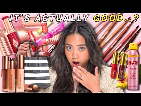 the REAL reviews for new "viral" high-end makeup