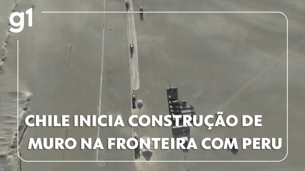 Chile inicia construção de muro na fronteira com Peru