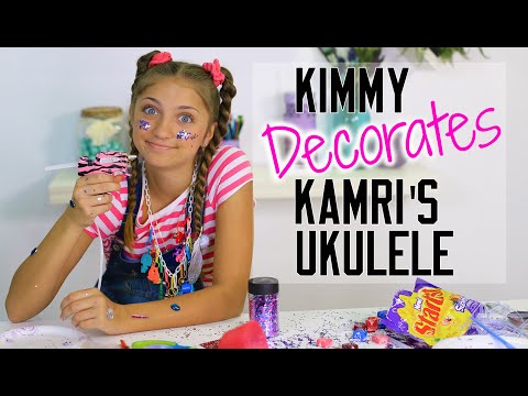 Kimmy Decorates Kamri's Ukulele | Kamri Noel