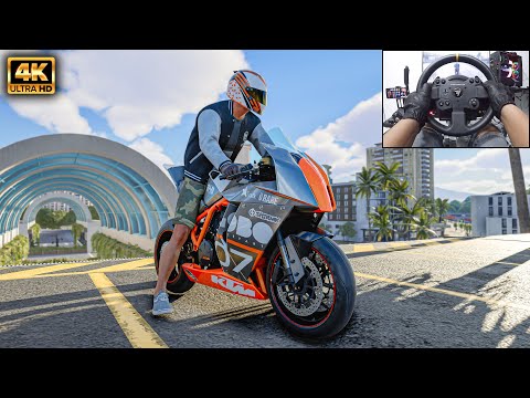 KTM 1190 RC8 R Power Track Edition - The Crew Motorfest | Thrustmaster TX - Gameplay