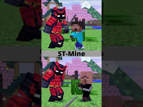 Baby Steve VS Bad Villager. Travel story. #shorts