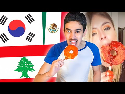 جربت طبخات الانترنت الترند!! الكورن دوق الكوري 😍🇰🇷