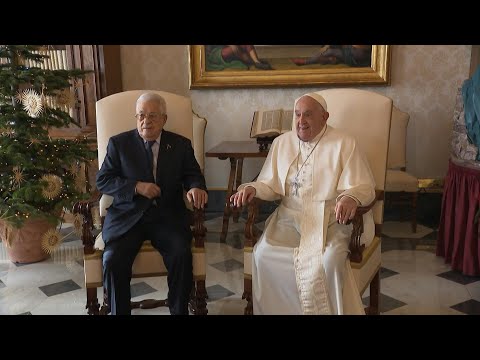 Pope Francis meets Palestinian president Mahmud Abbas in the Vatican | AFP