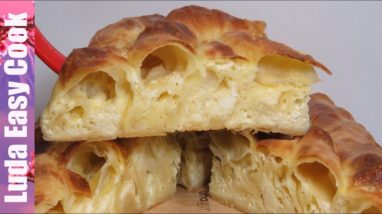 Вкуснейший слоёный пирог Турецкий Бёрек (Бурек) с сыром или Болгарская Баница