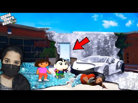 Shinchan Became The Diamond Man | Franklin Tries To Save Shinchan | Dora