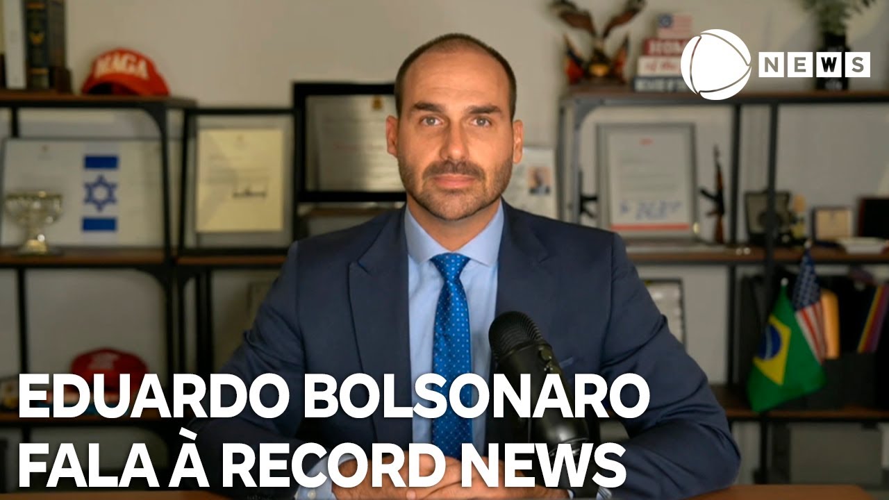 EM INSTANTES: Eduardo Bolsonaro concede entrevista exclusiva à Record News
