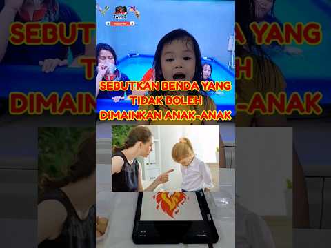 Tebak Benda Yang Dilarang Diimainkan Anak-Anak!?#SHORTS