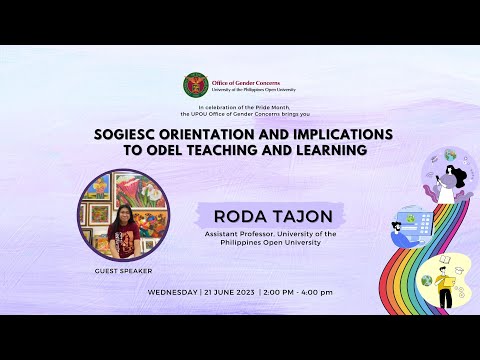 SOGIESC Orientation and Implications to ODeL Teaching and Learning