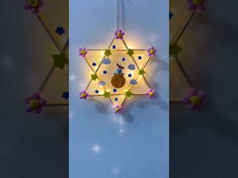 Diy Beautiful Lantern ⭐️🏮#homemade #roomdecor #wallhanging #lantern #shorts