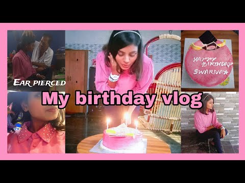 MY BIRTHDAY VLOG 🎂🍰🎉 | Got my ear piercing 🥺 | Shopping 🛍️🛒