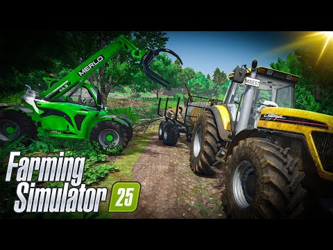 Forestry & Making 178 Bales on Hutan-Pantaii - Farming simulator 25 Timelapse