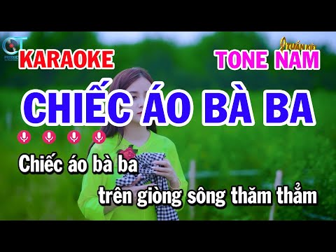 Karaoke Chiếc Áo Bà Ba – Tone Nam Nhạc Sống Rumba Trữ Tình