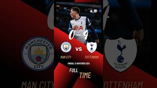 HASIL PERTANDINGAN MAN. CITY VS TOTTENHAM (0-4) | PREMIER LEAGUE #football #shotrs #premierleague