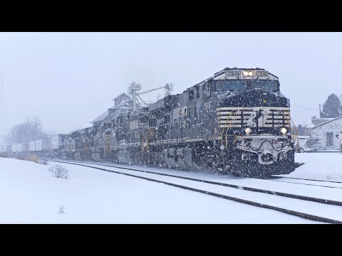 Amazing Winter Snow Trains