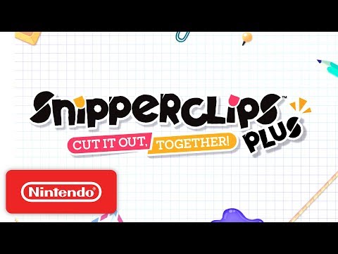 Snipperclips Plus: Cut It Out Together! - Announcement Trailer - Nintendo Switch
